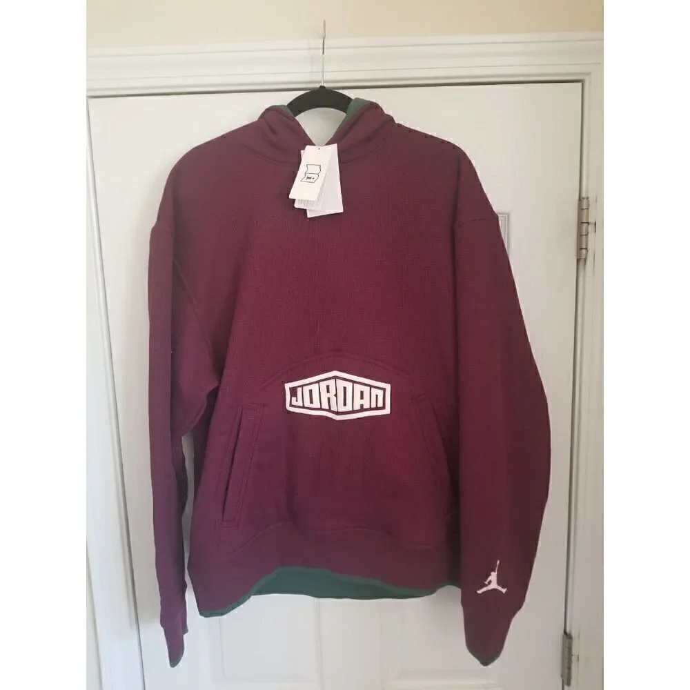 JORDAN Sport‎ DNA Men's Pullover Hoodie  Size: Large  Color: Bordeaux/Whi…